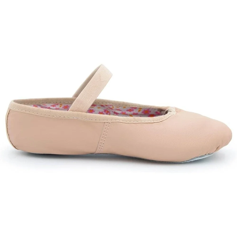 Capezio Daisy 205 Ballet Shoes Girl's Size 12.5W Pink Leather Comfort Dance